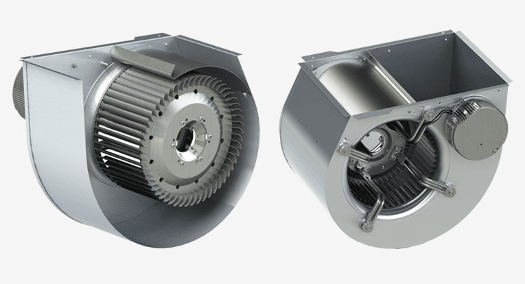 Fan blower for indoor DOAS unit